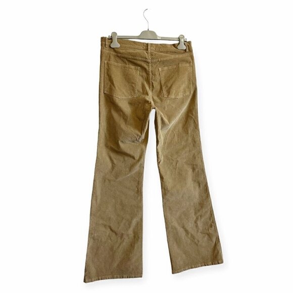 Nili Lotan Celia Corduroy Pants. Wide Leg, Size 12. Beige, New - Picture 6 of 12